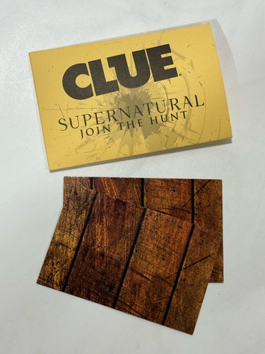 Clue supernatural join the - clue,